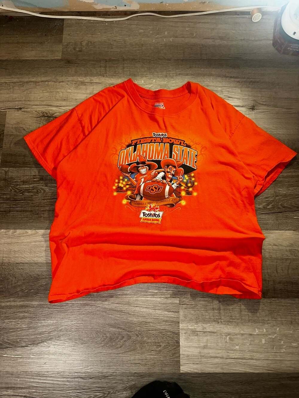 Vintage 2012 Oklahoma State Tostitos Fiesta Bowl T-Shirt XL